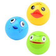 Happy World Animal Bath Toy Balls, 3 pcs.