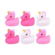 Happy World Unicorn Bath Figures, 6 pcs.