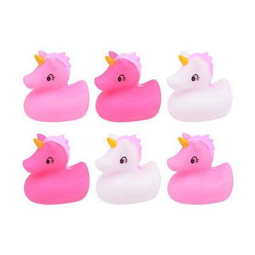 Happy World Unicorn Bath Figures, 6 pcs.