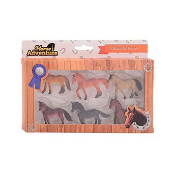 Horses, 6 pcs.