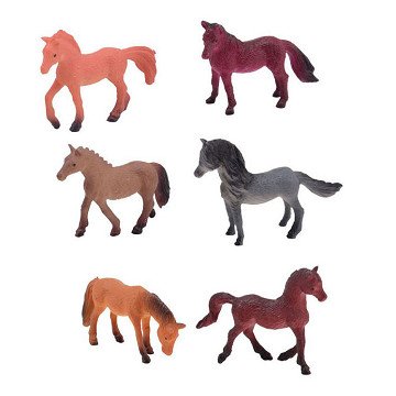 Horses, 6pcs.