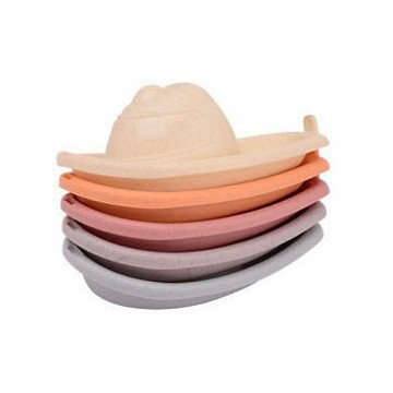 Happy World Bio Plastic Bath Boats, 5 pcs