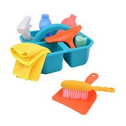 Cleaning set in bucket, 9 pcs.