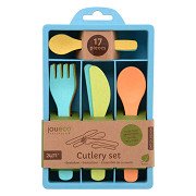 Joueco Bio Cutlery Set, 17 pieces.
