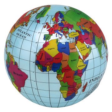 Spielball Globus