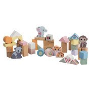 Joueco The Wildies Wooden Blocks, 50pcs