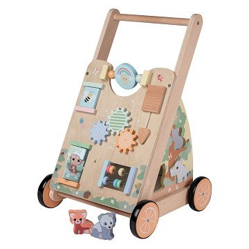 Joueco The Wildies Wooden Activities Baby Walker Walker