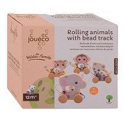 Joueco The Wildies Holztier mit Perlenbahn