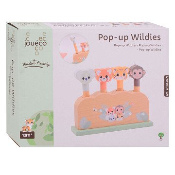 Joueco The Wildies Holz-Pop-Up-Wildies
