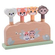 Joueco The Wildies Wooden Pop-Up Wildies