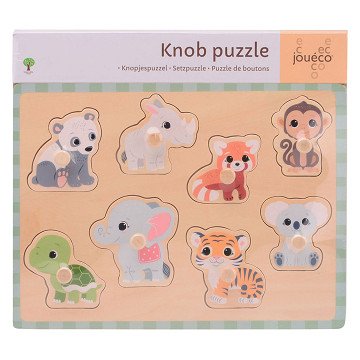 Joueco The Wildies Stud Puzzle, 8pcs.