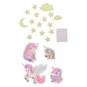 Glow in the dark Unicorn Wall Stickers