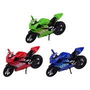 Race Motorcycle in box 3 assorted