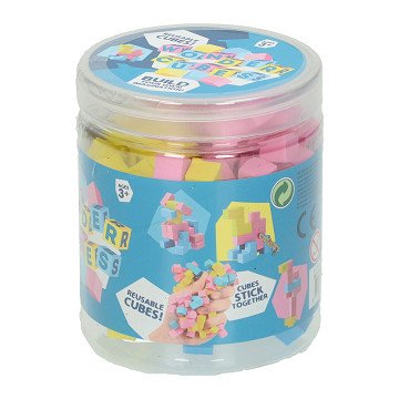 Zelfklevende Herbruikbare Magische Bouwblokken in Opbergdoosje