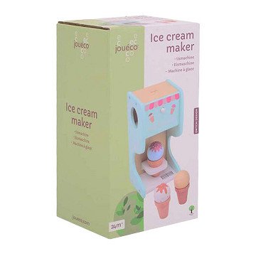 Joueco Wooden Ice Cream Maker with Ice Cream Balls, 6pcs.