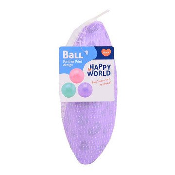 Happy World Panther Print Play Ball, 85 grams