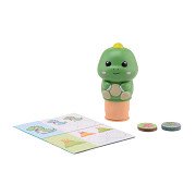Dinosaurier-Sticker-Stempel, 100 Sticker, im Display