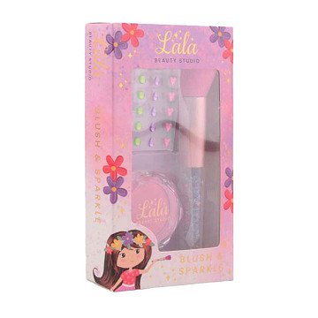 LaLa - Blush and Brush Make-up Set with Stickers