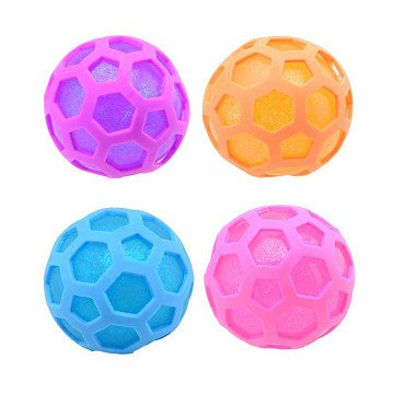 Glitter Squeeze Zeshoek Bal