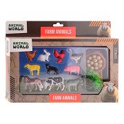 Tierwelt - Spielset Bauernhoftiere, 19-tlg.
