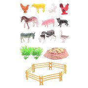 Tierwelt - Spielset Bauernhoftiere, 19-tlg.