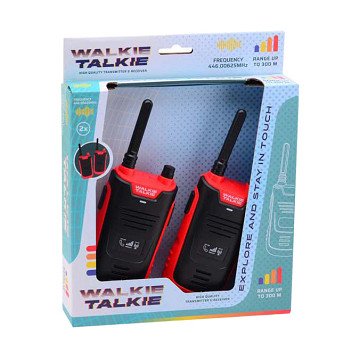 Walkie Talkie - 300 meter range, Red