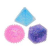 Slow Rise Squeeze Glitter Vormen - 3st.