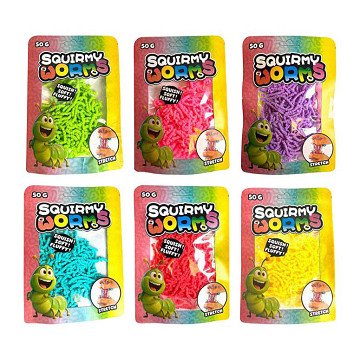 Squirmy Worms Color - 50gr.