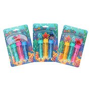 Seifenblasenpistole mit Meeresmotiven, 3-teilig, 35 ml