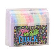 Straßenmalkreide in Aufbewahrungsbox - 48 Stück.