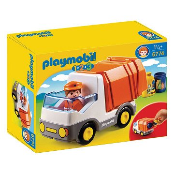 Playmobil 1.2.3. Garbage Truck - 6774