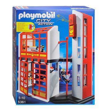 Playmobil 5361 Fire Station with Siren