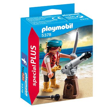 Playmobil 5378 Pirate with Ship Cannon