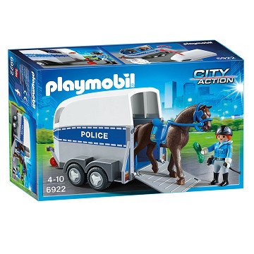 Playmobil 6922 Police with Horse and Trailer