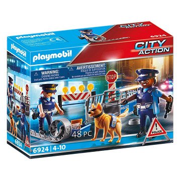 Playmobil City Action Police Roadblock - 6924