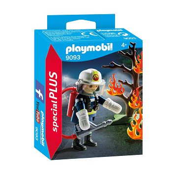 Playmobil 9093 Fireman with Burning Tree