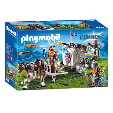 Playmobil 9341 Mobiele Ballista met Pony’s en Dwergen