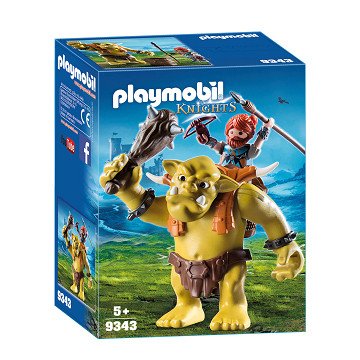 Playmobil 9343 Giant Troll with Soldier Dwarf