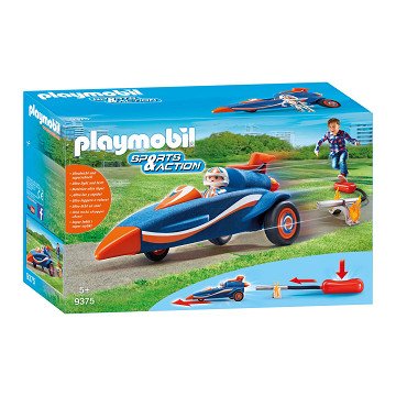 Playmobil 9375 Pilot with Car Rocket