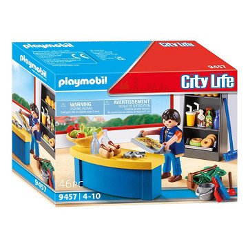 Playmobil City Life School Janitor with Kiosk - 9457