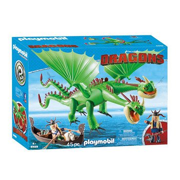 Playmobil Dragons 9458 Morrie & Schorrie with Burp & Braak