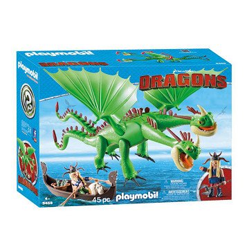 Playmobil Dragons 9458 Morrie & Schorrie met Burp & Braak