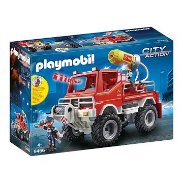 Playmobil City Action Feuerwehr-Geländewagen mit Wasserwerfer – 9466