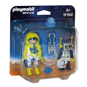 Playmobil 9492 DuoPack Astronaut en Robot