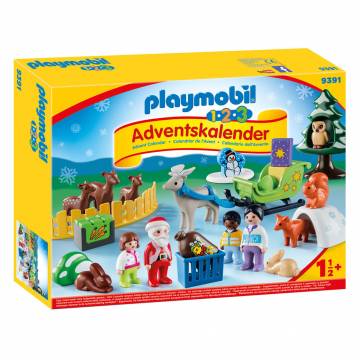 Playmobil 1.2.3. Kerstmis in het 1.2.3 Dierenbos - 9391