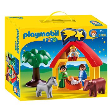 Playmobil 1.2.3. Kerststal - 6786