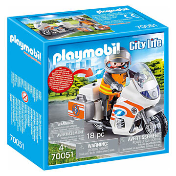 Playmobil 70051 Spoedarts op Motor