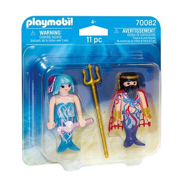 Playmobil 70082 Duopack Zeekoning en Zeemeermin