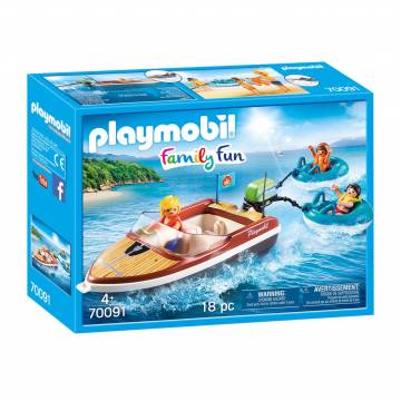 Playmobil 70091 Motorboot met Funtubes