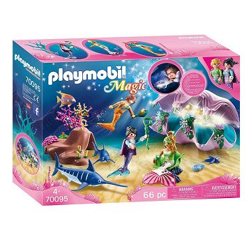 Playmobil 70095 Night Light in Shell with Mermaids